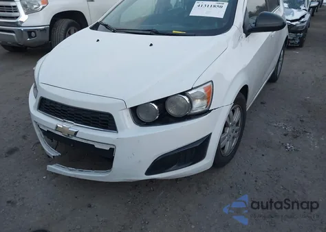 2013 Chevrolet Sonic Lt Auto из США, поврежденный, VIN 1G1JC6SG7D4215360